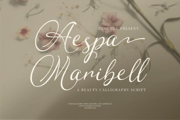 Aespa Maribell: The Perfect Script Typeface for Elegant Branding