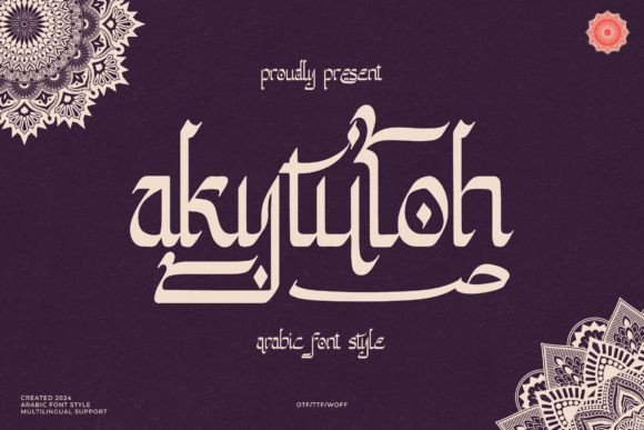 Akytuloh: Elegant Handwritten Font