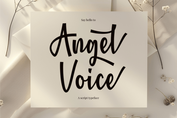 Angel Voice Font Review: Elevating Campaign Visuals