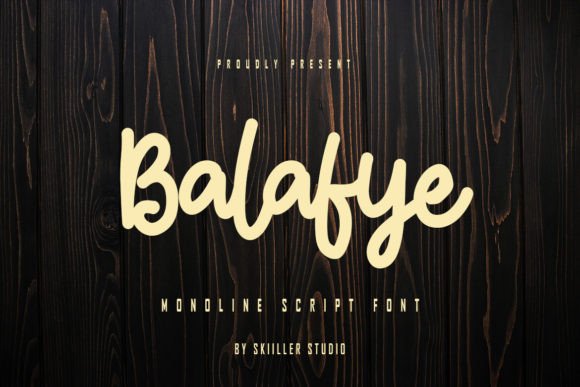 Balafye: A Timeless Script Font for Modern Web Design