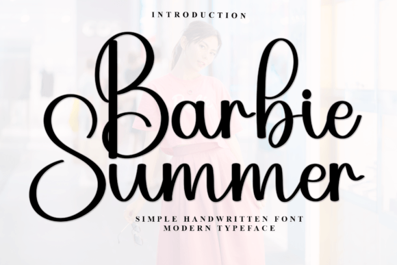 Barbie Summer: A Elegant Font for Web Design