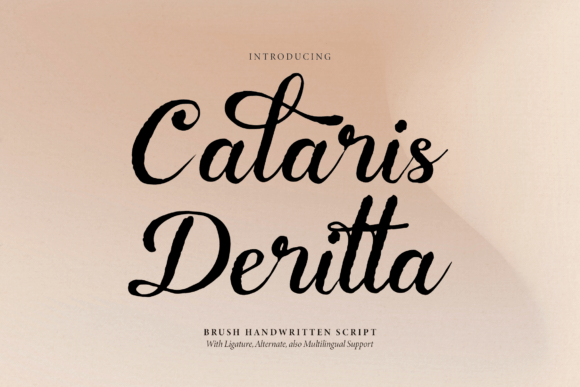 Calaris Deritta: A Handwritten Font for Modern Web Design