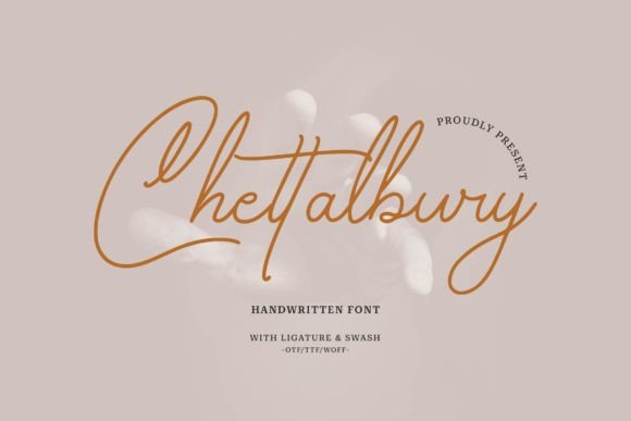 Chettalbury: Elegant Script Font for Crafters