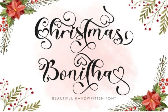 Christmas Bonitha: A Elegant Handwritten Font