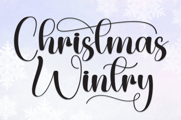 Christmas Wintry Font Review for Holiday Campaigns