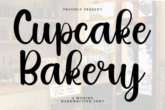 Cupcake Bakery: A Handwritten Font for Modern Web Design