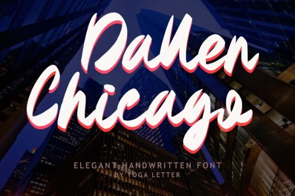 Dallen Chicago: A Handwritten Typeface for Editorial Design