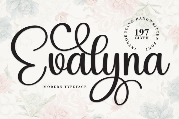 Evalyna: A Handwritten Font for Business