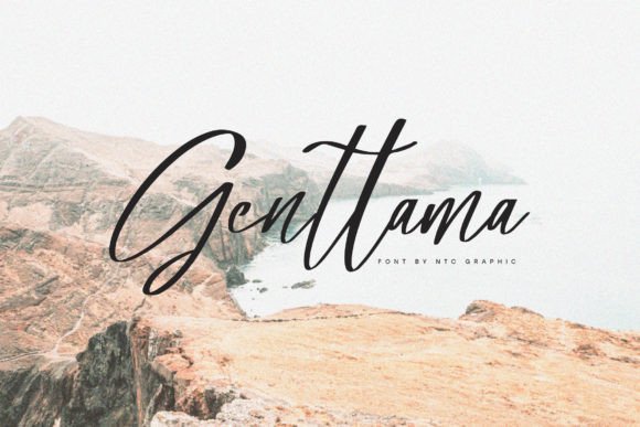 Genttama: A Font for Elegant Branding