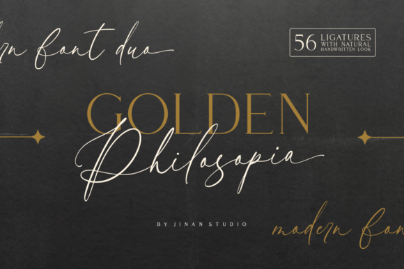 Golden Philosopia Duo Font