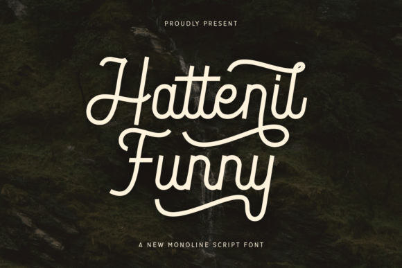 Hattenil Funny: A Playful Script Font for Editorial Design