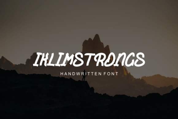 Iklimstrongs: The Handwritten Typeface for Smart Branding