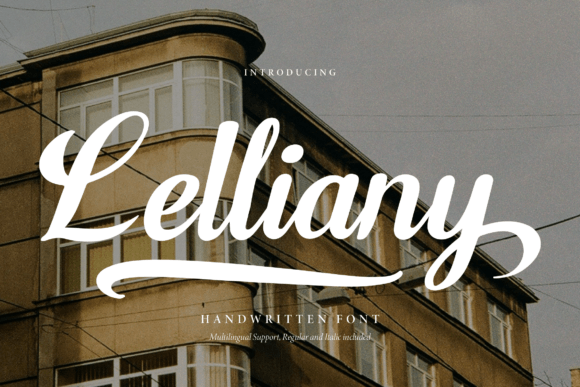 Lelliany: A Designer's Take on Modern Script Elegance