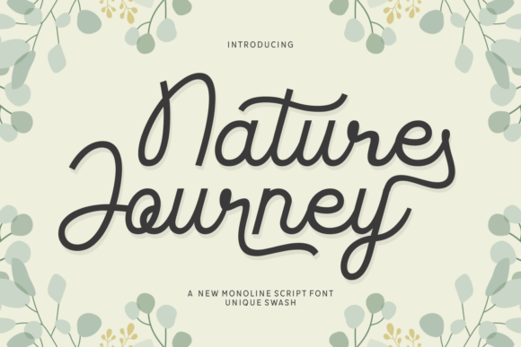Nature Journey: The Perfect Script Font for Handmade Brands