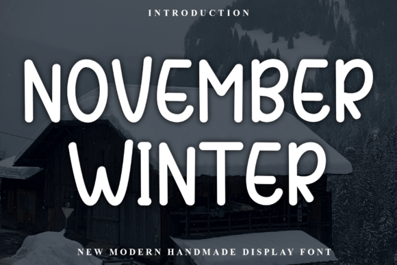 November Winter: A Timeless Script Font for Editorial Design