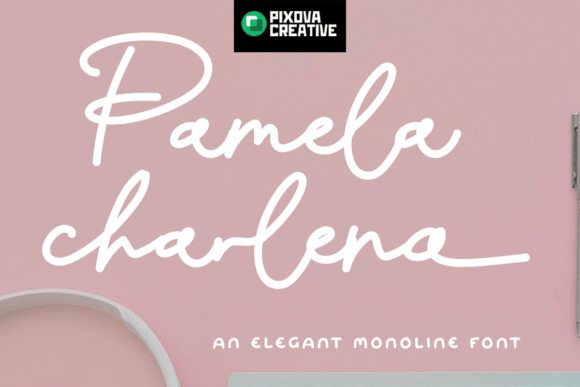 Pamela Charlena: A Handcrafted Script Font
