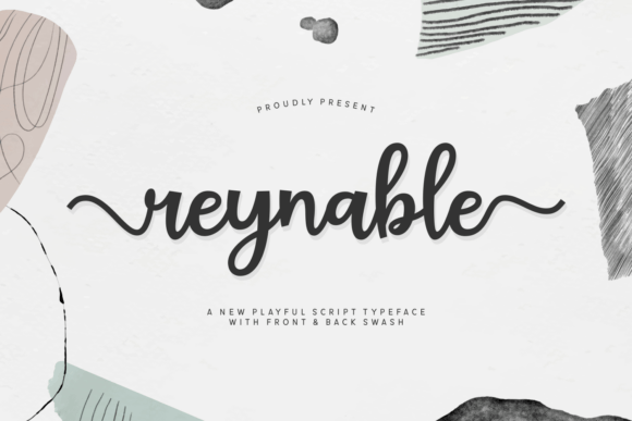 Reynable: A Flowing Script Font for Handmade Brands