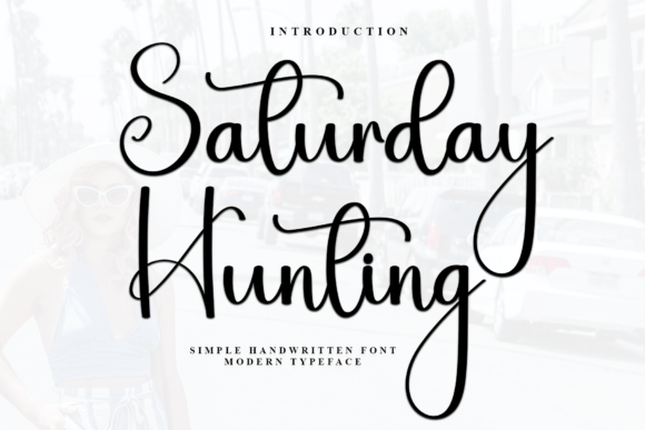 Saturday Hunting Font for Creative Marketing