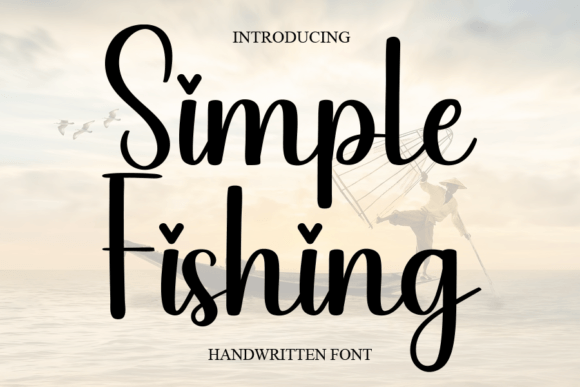 Simple Fishing Font Review: A Delicate Script for Branding
