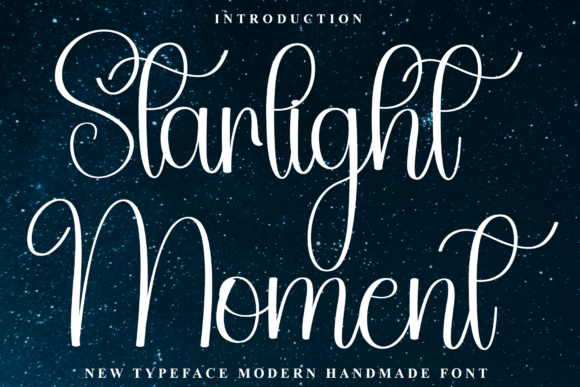 Starlight Moment: A Timeless Script Font for Makers
