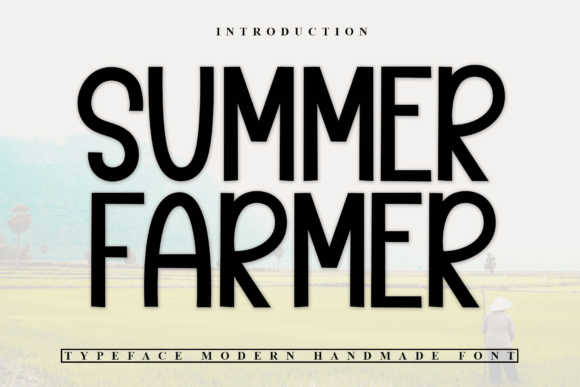Summer Farmer: A Flowing Typeface for Modern Editorial Design