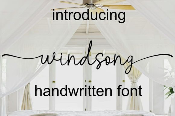 Windsong: The Elegant Script Font for Small Business Branding