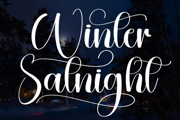 Winter Satnight: The Script Font That Elevates Your Brand