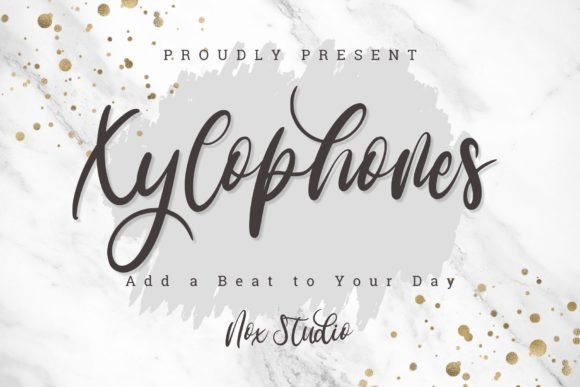 Xylophones: A Romantic Script Typeface for Web Design
